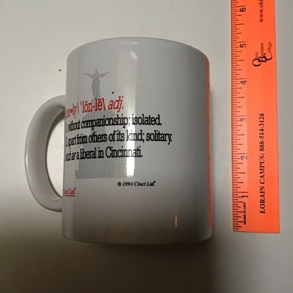1994 A Liberal In Cincinnati Ohio Definition Funny Mug - Picture 4 of 7